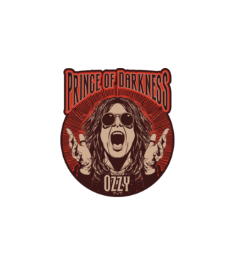 Ozzy - Prince of Darkness minta fehér pólón