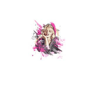Marilyn Monroe  minta fehér pólón