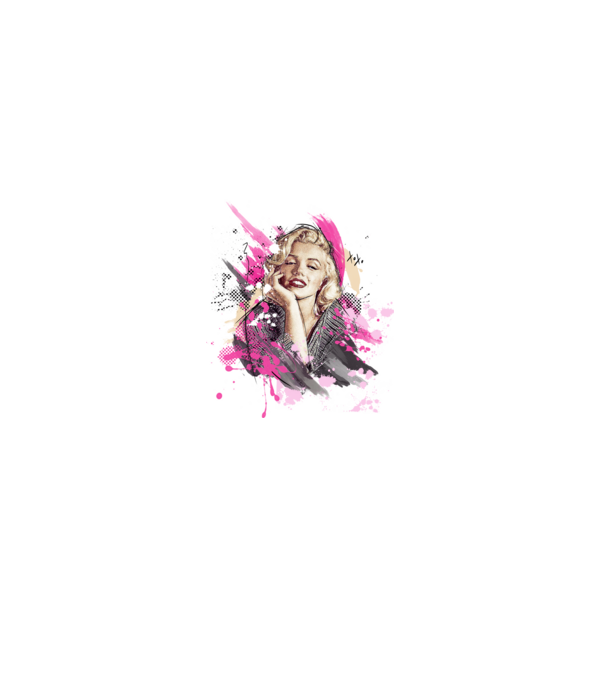 Marilyn Monroe minta fehér pólón