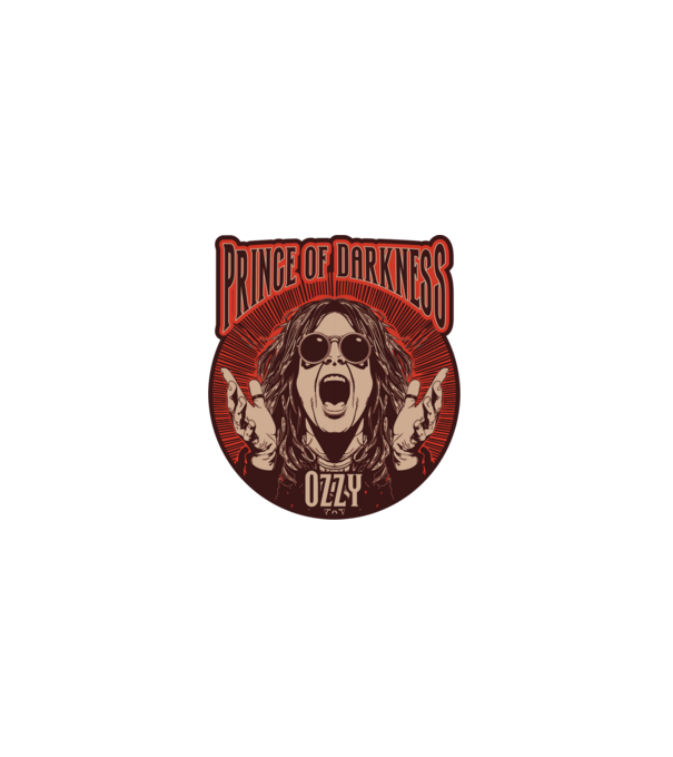 Ozzy - Prince of Darkness minta fekete pólón