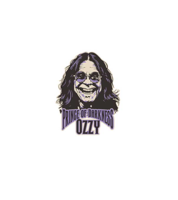 Ozzy_02 minta fekete pólón