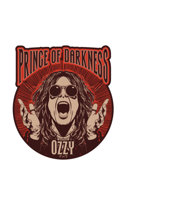 Ozzy - Prince of Darkness minta fekete pólón