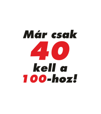 100 - 40 = 60 minta fehér pólón