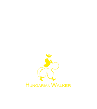 Hungarian Walker minta fekete pólón