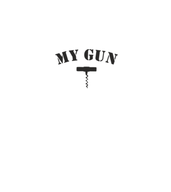 My Gun minta szürke pólón