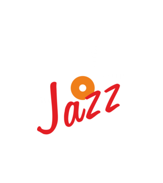 Jazz minta fehér pólón