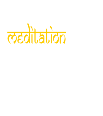 Meditation minta fekete pólón