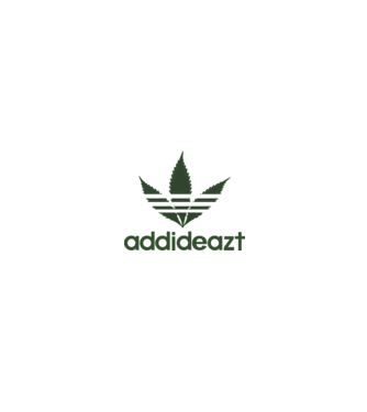 Kannabisz minta neonpink pólón