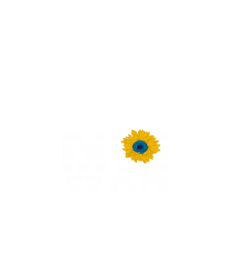 No War minta fekete pólón