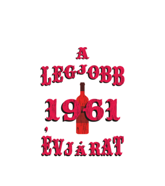 A legjobb évjárat 1961 minta fehér pólón