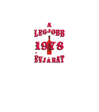 A legjobb évjárat 1978 minta szürke pólón