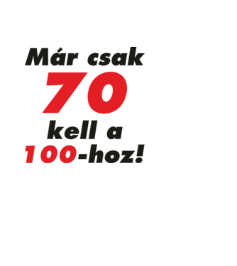 100 - 70 = 30 minta fekete pólón