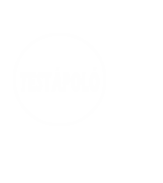 Testápoló minta sötétkék pólón