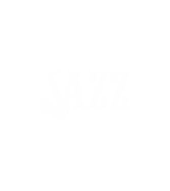 Jazz minta fehér pólón