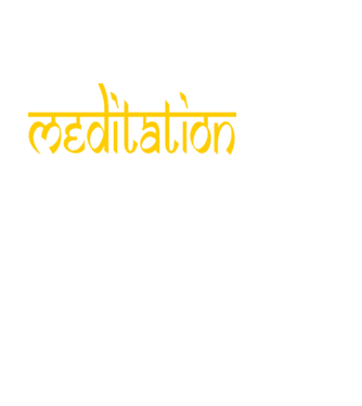 Meditation minta fekete pólón