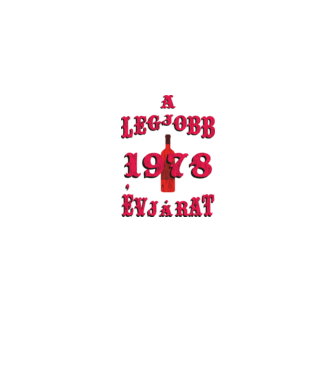 A legjobb évjárat 1978 minta szürke pólón