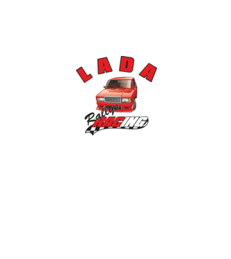 Lada Racing minta fehér pólón