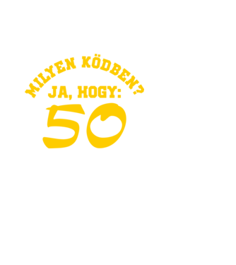 Szülinap 50 minta fekete pólón