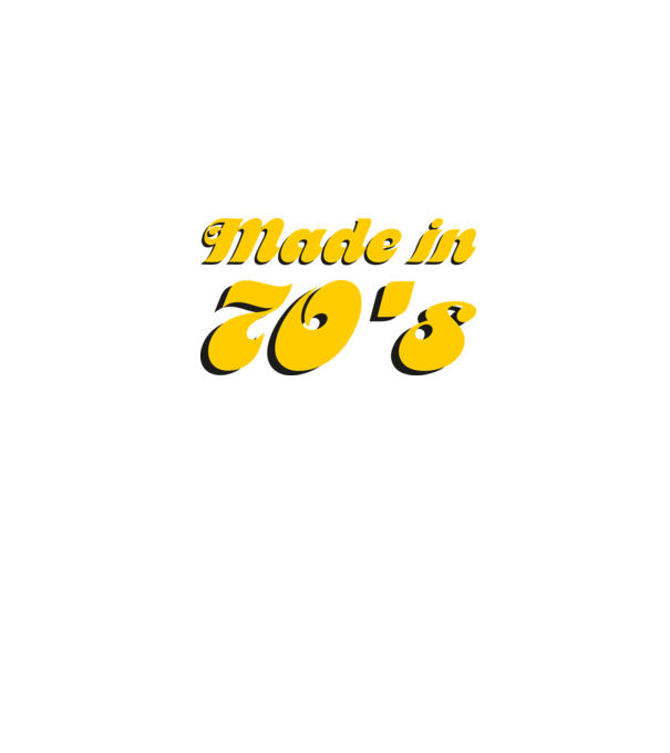 Made in 70's minta farmerkék pólón