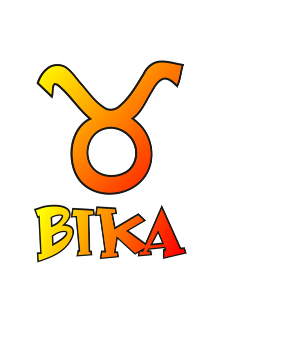 Bika minta sötétkék pólón