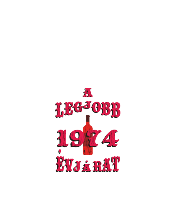 A legjobb évjárat 1974 minta homokszín pólón