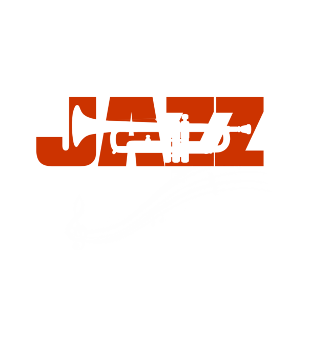 Jazz minta fehér pólón