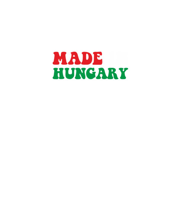 Made In Hungary minta sötétkék pólón