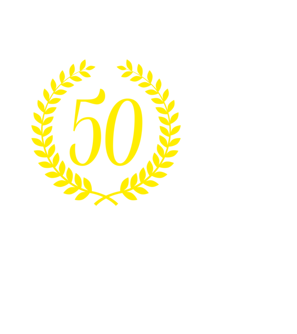 Szülinap 50 minta fehér pólón