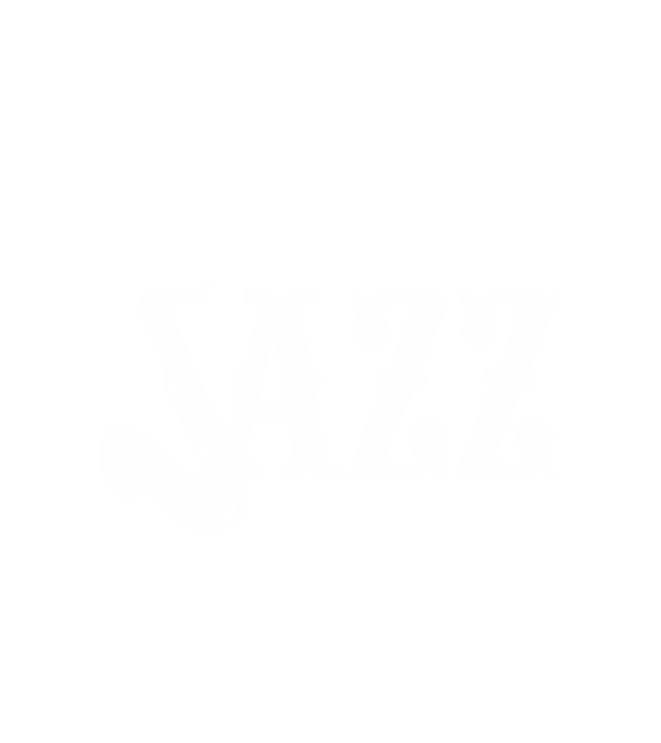 Jazz minta fehér pólón