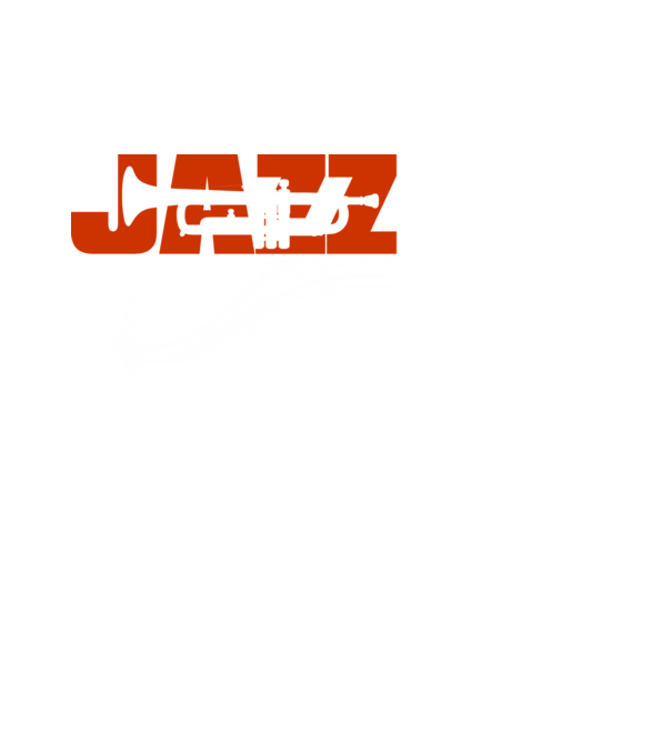 Jazz minta fehér pólón