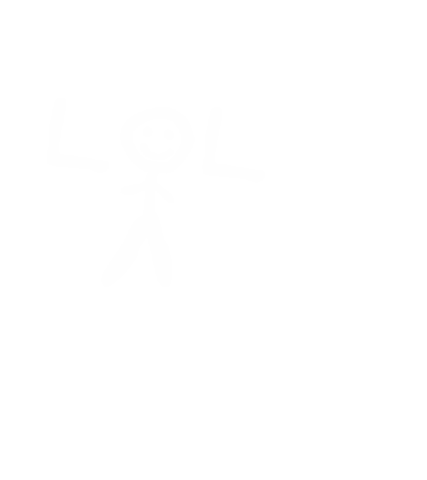 LOL minta fekete pólón