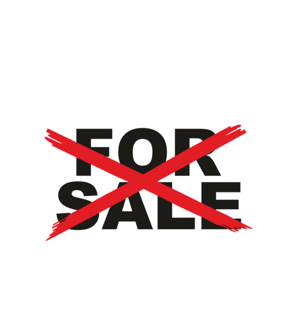 Not For Sale minta fehér pólón