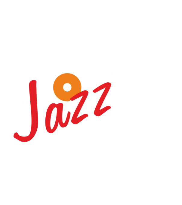 Jazz minta fehér pólón