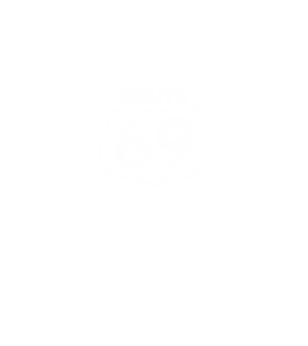Route 69 minta fekete pólón