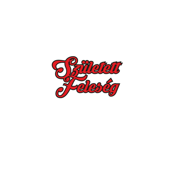 Feleség minta szürke pólón