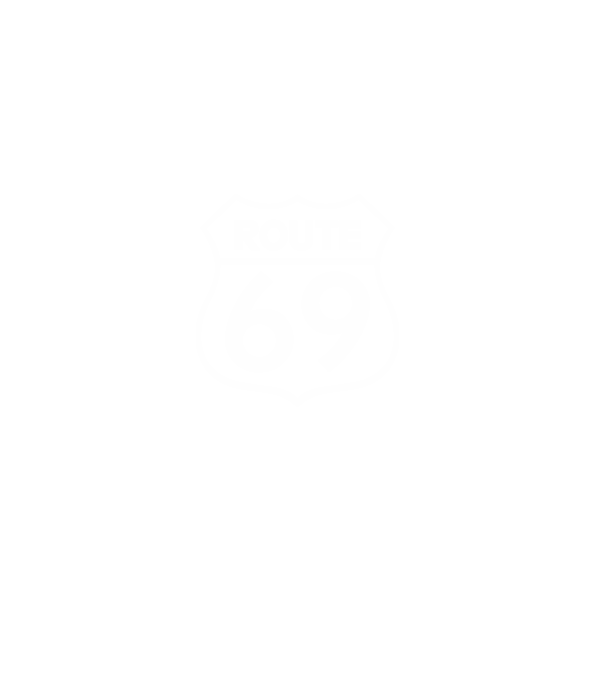 Route 69 minta fekete pólón