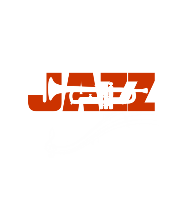 Jazz minta fehér pólón