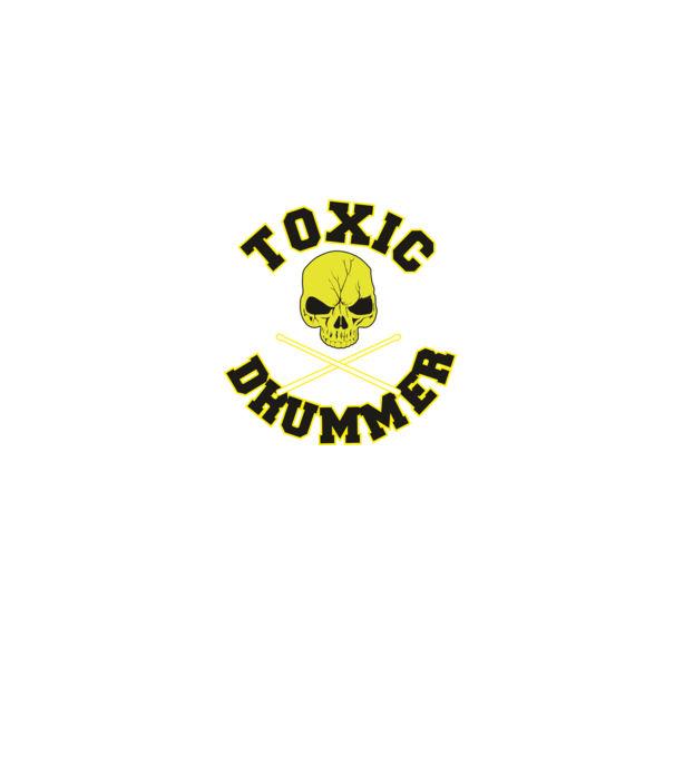 Toxic Drummer minta szürke pólón