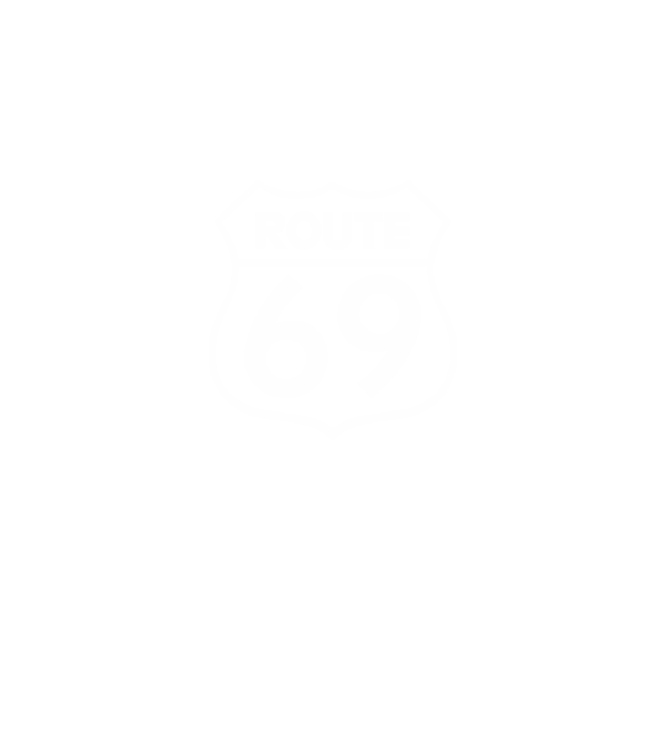 Route 69 minta fekete pólón