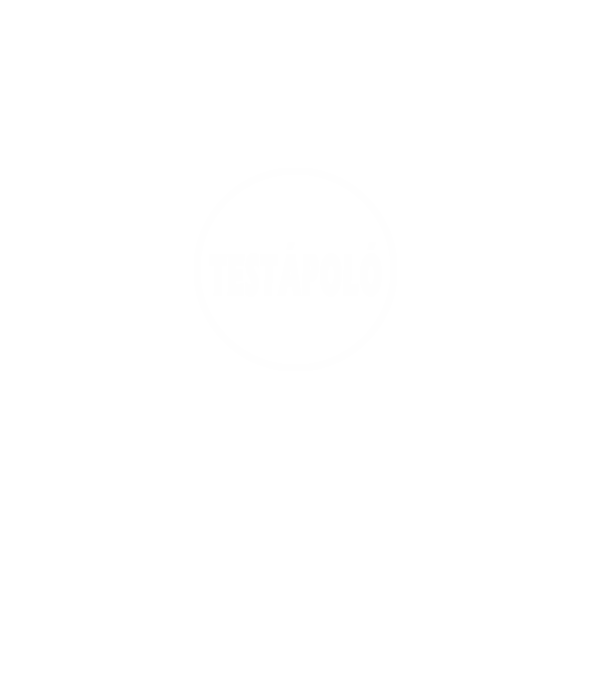 Testápoló minta királykék pólón