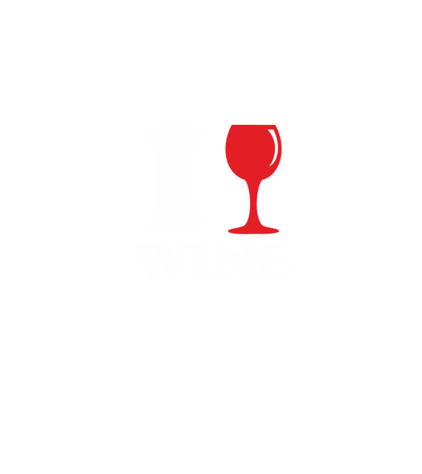 I Love Wine minta farmerkék pólón