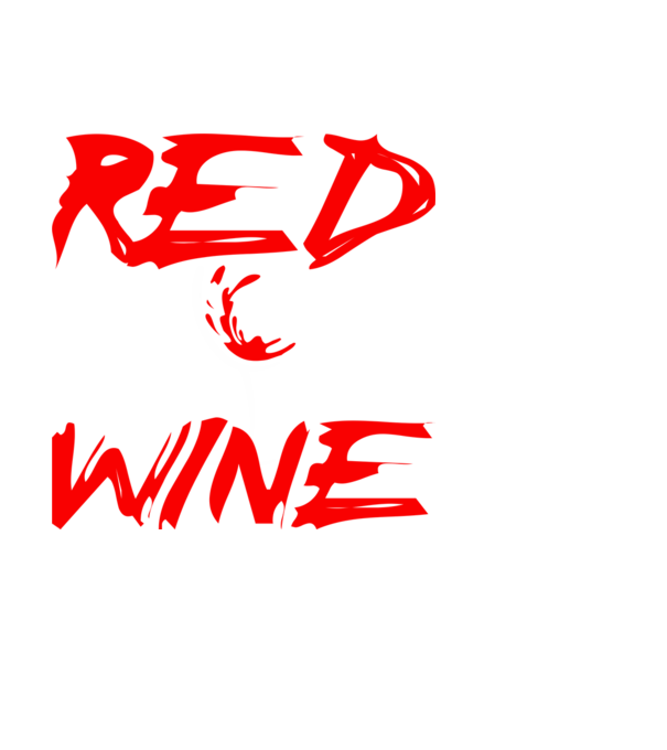 Red Wine minta fekete pólón