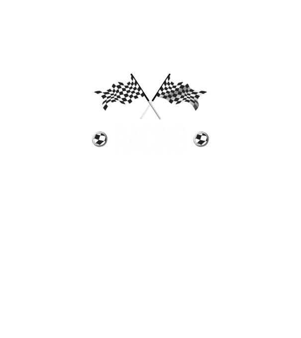 Racing minta szürke pólón