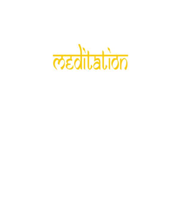 Meditation minta fekete pólón