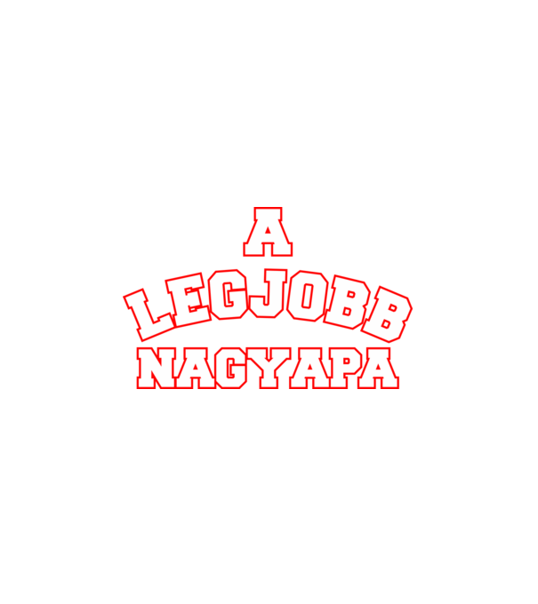 Nagyapa1 minta fehér pólón