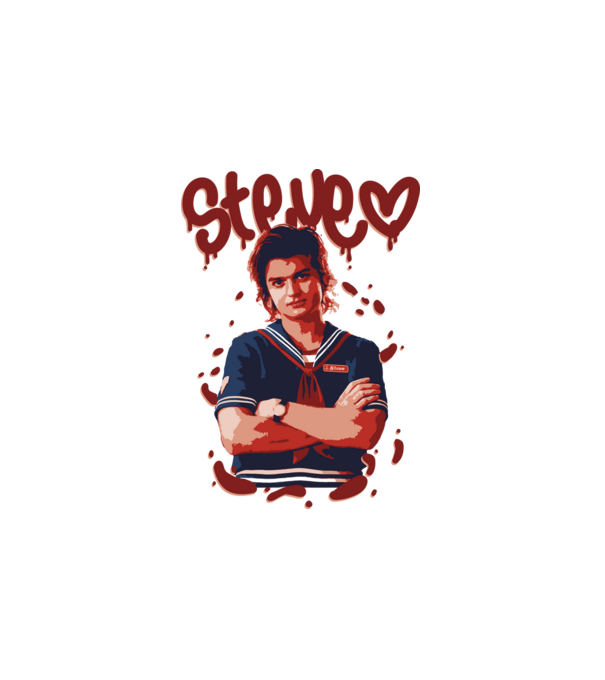 Stranger Things - Steve minta fehér pólón