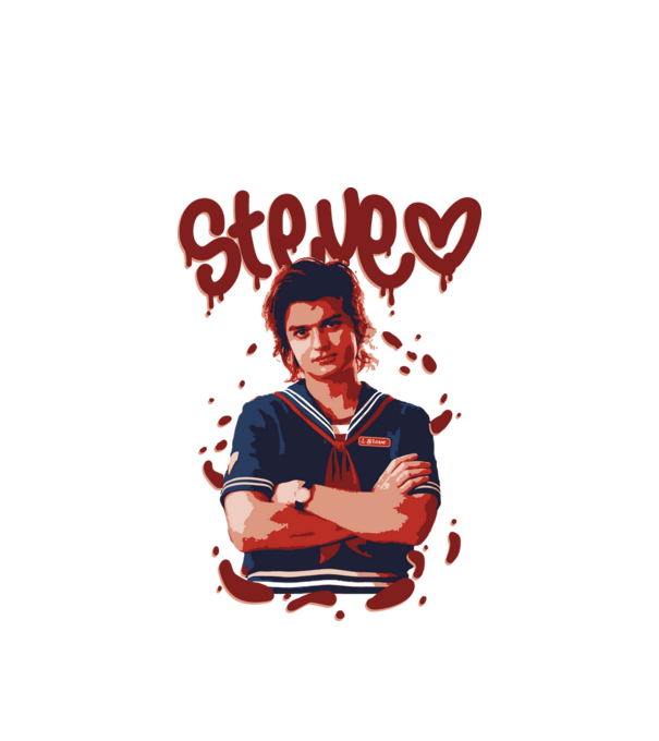Stranger Things - Steve minta fehér pólón