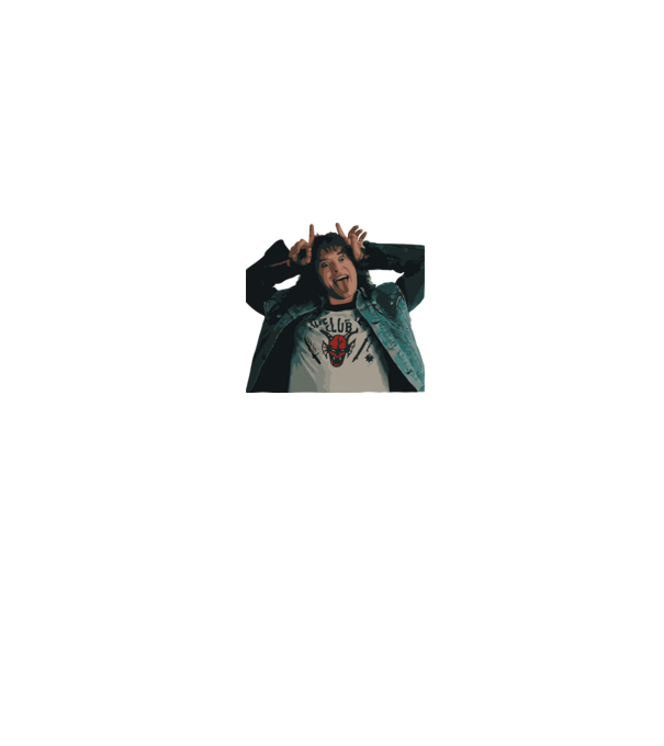 Stranger Things - Eddie minta fekete pólón