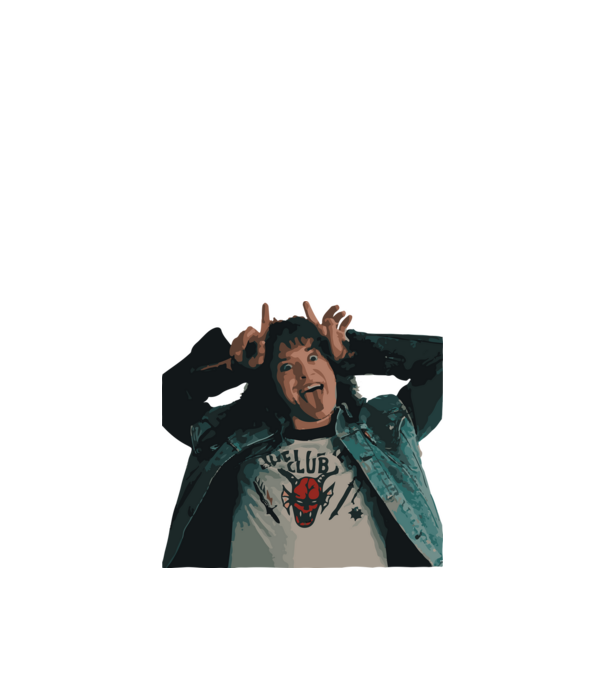 Stranger Things - Eddie minta fekete pólón