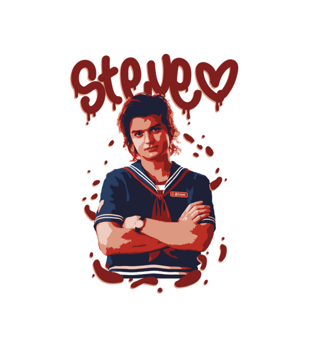 Stranger Things - Steve minta fehér pólón